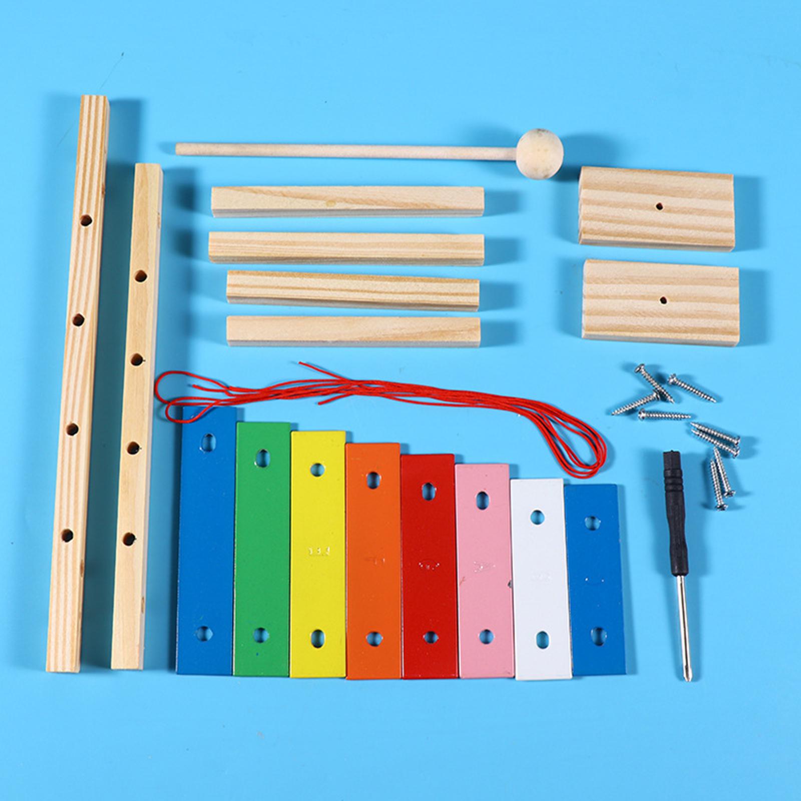 Kids Toys Xylophone - Wooden Xylophone Baby Musical Instrument DIY