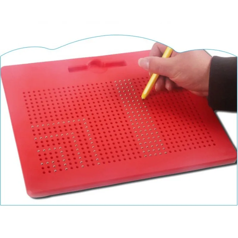 Magnetic Drawing Board - Magnetic Bead Drawing Board Perforated Plastic