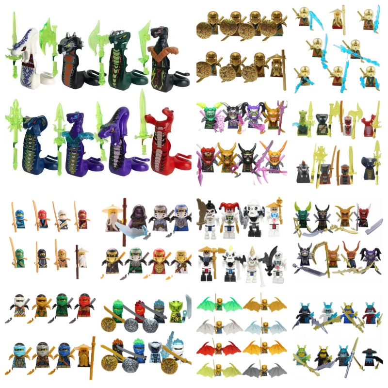 Lego Building Blocks - 104 PCS ninja building block doll