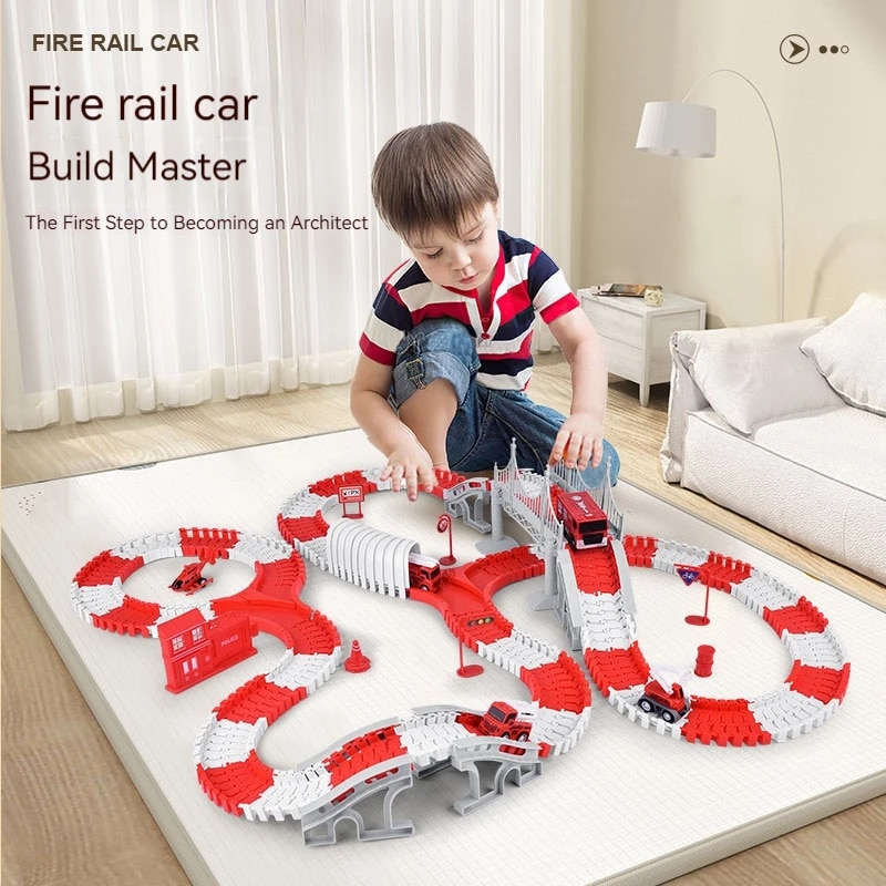 Fire Engine Track Assembling C - огляд і ціна Sandbox Play Set
