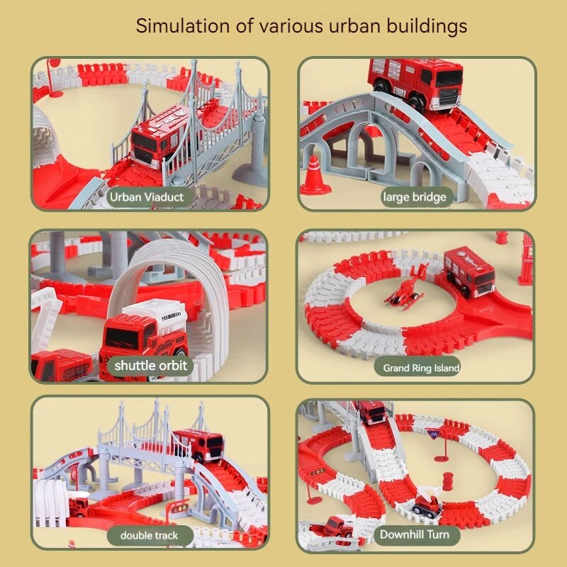 Fire Engine Track Assembling C - огляд і ціна Sandbox Play Set
