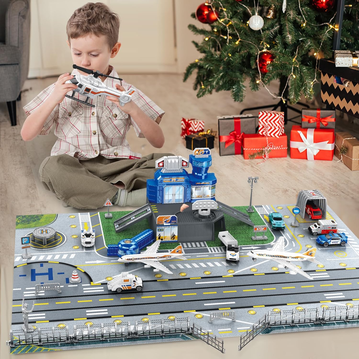 Children's Airport Scene Toy S - огляд і ціна Sandbox Play Set