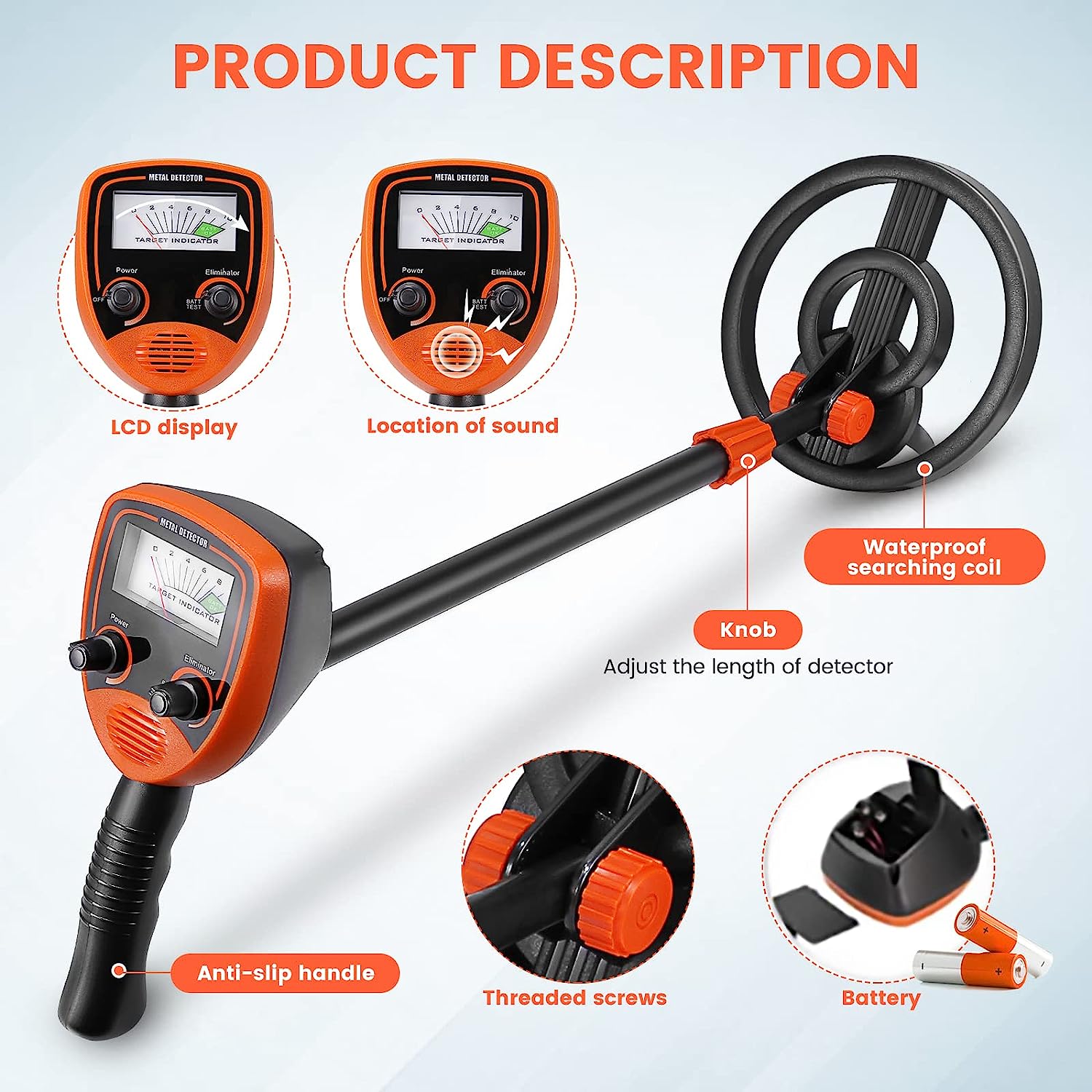 Kids Handheld Metal Detector O - огляд і ціна Kids Toys Location