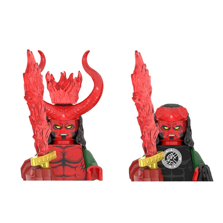 WM2422 WM2421 Hellboy Building - огляд і ціна Lego Building Blocks