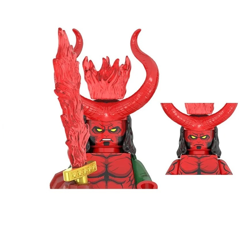 WM2422 WM2421 Hellboy Building - огляд і ціна Lego Building Blocks