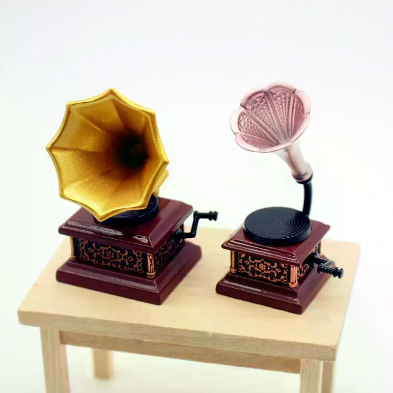 Dollhouse Vintage Phonograph M - огляд і ціна Kids Toys Play