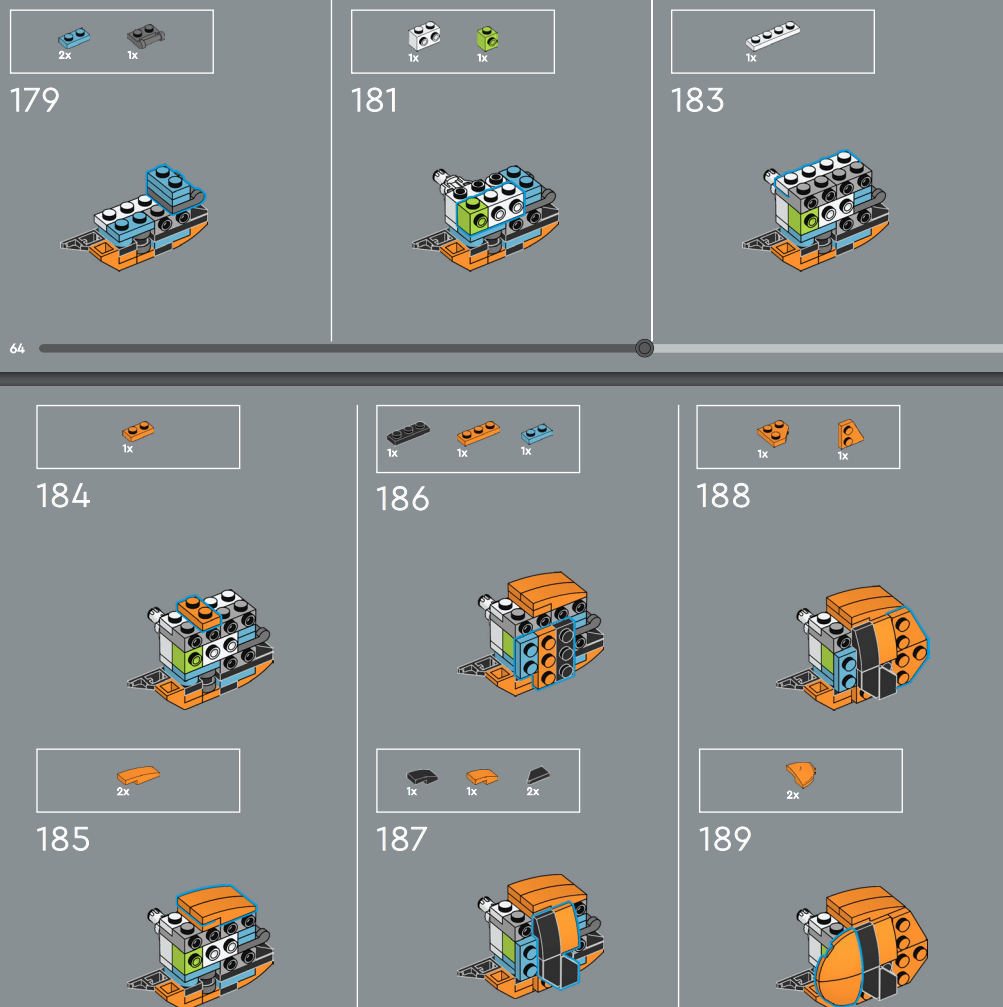 1190PCS 3D Versatile Wind Stee - огляд і ціна Lego Building Blocks