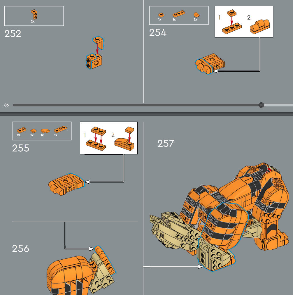 1190PCS 3D Versatile Wind Stee - огляд і ціна Lego Building Blocks