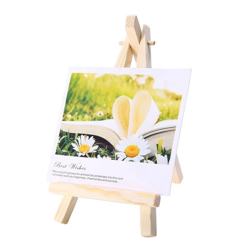 10Pcs Wood Mini Easel Frame Tr - огляд і ціна Kids Art Easel