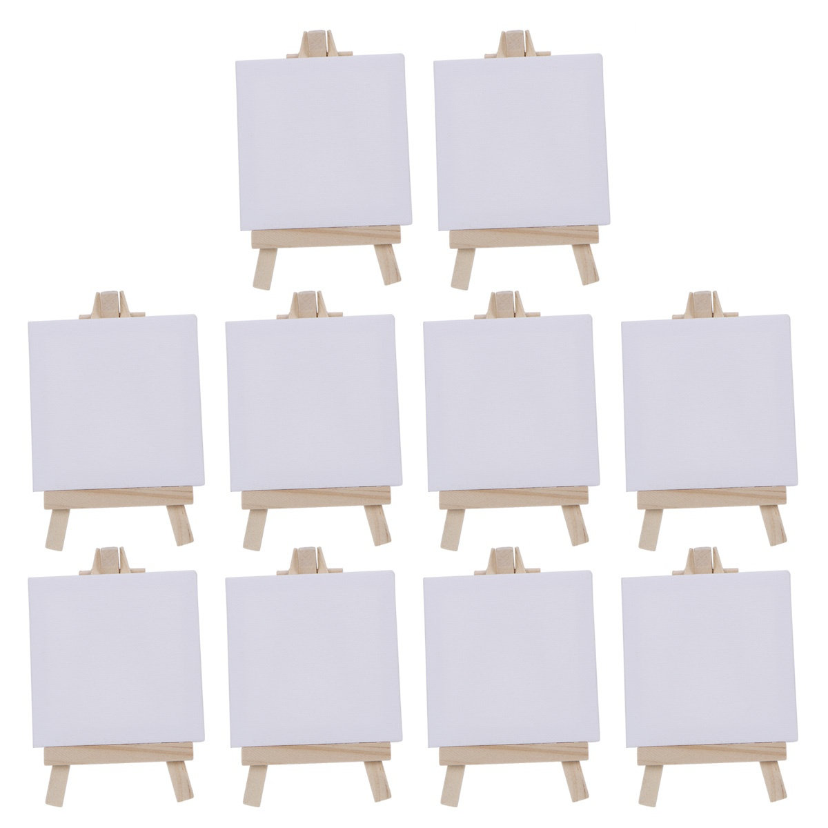 10Pcs Kids Mini Canvas Wooden  - огляд і ціна Kids Art Easel