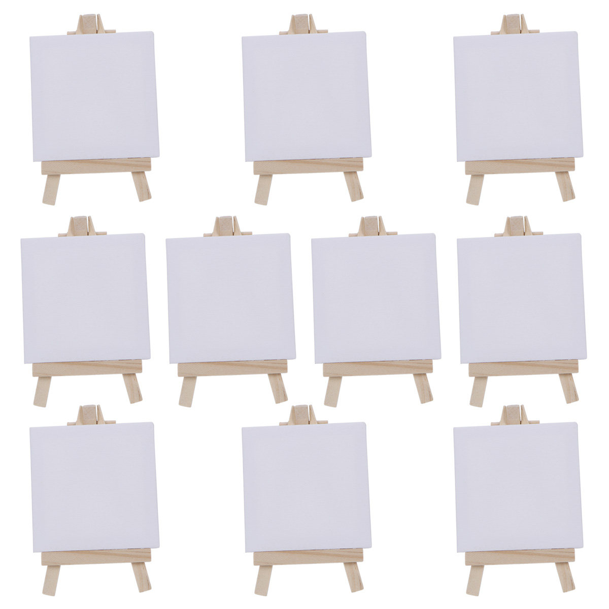 10Pcs Kids Mini Canvas Wooden  - огляд і ціна Kids Art Easel
